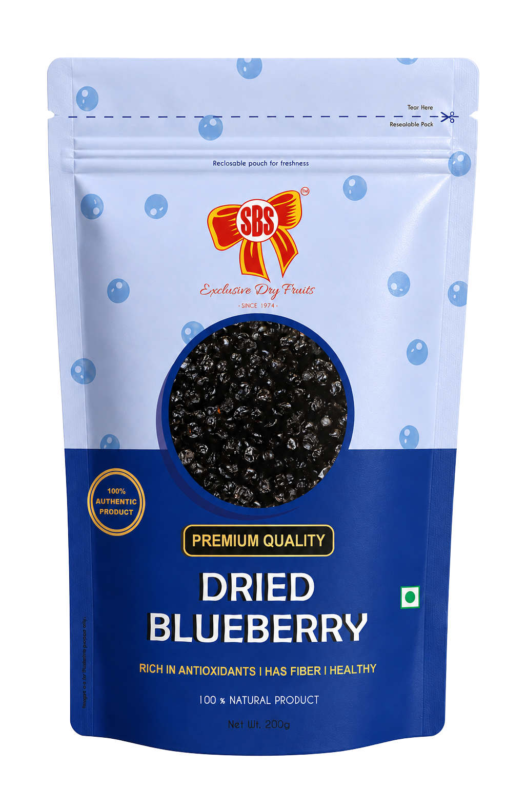 SBS Dried Blueberry - premium quality at SBS Dry Fruits, Chennai