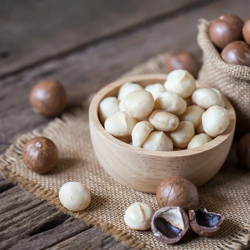 Macadamia nuts roasted
